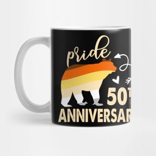 LGBTQ Gay Pride 50th Anniversary T Shirt Gift Bear Pride Mug